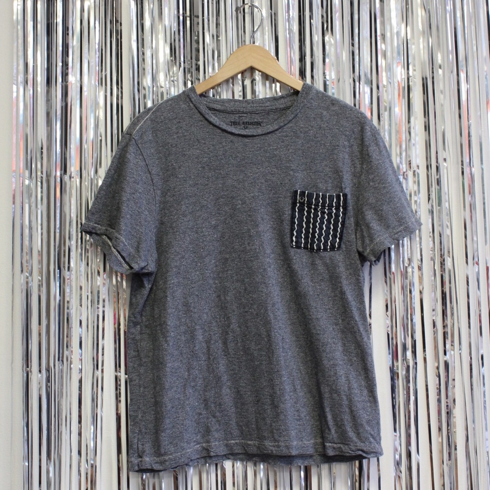 True Religion Denim Pocket T Shirt
